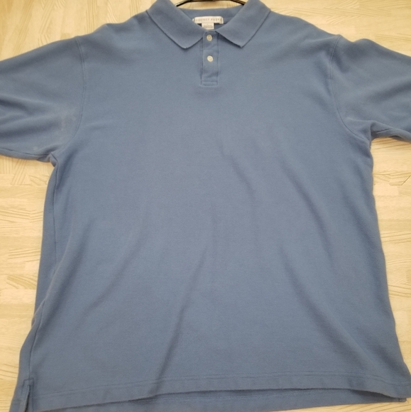 Geoffrey Beene Polo Shirt Blue Large - Picture 6 of 8